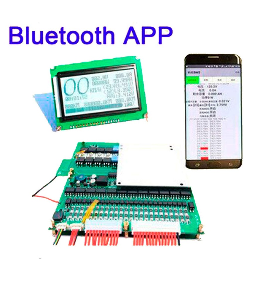 BMS ant con display y comunicación bluetooth