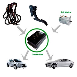 Compact car electric conversion kit